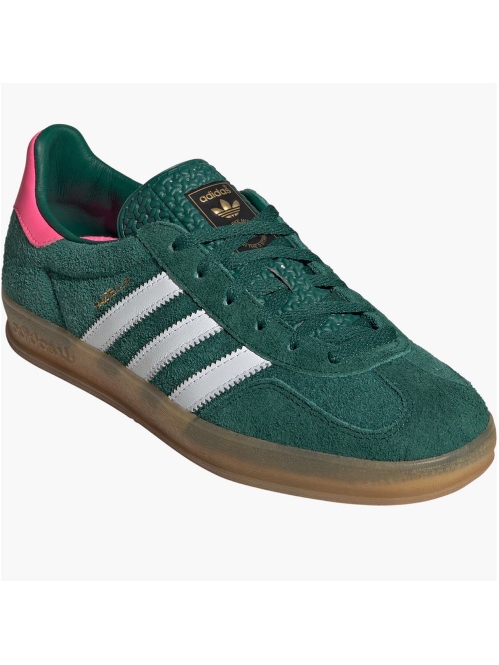 Adidas Gazelle Indoor Suede Sneakers Green Pink 💚🩷
